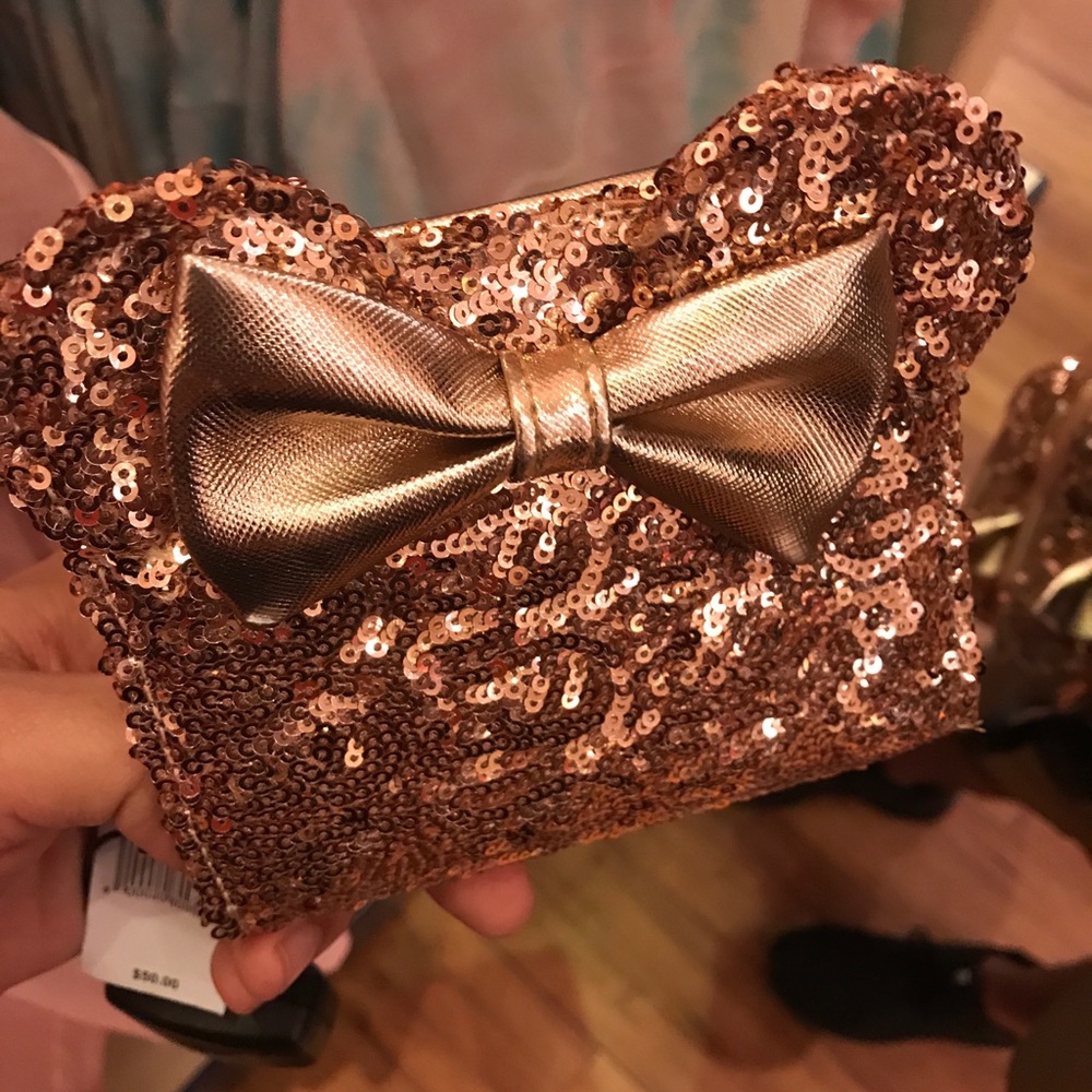 Rose gold Disney Minnie wallet